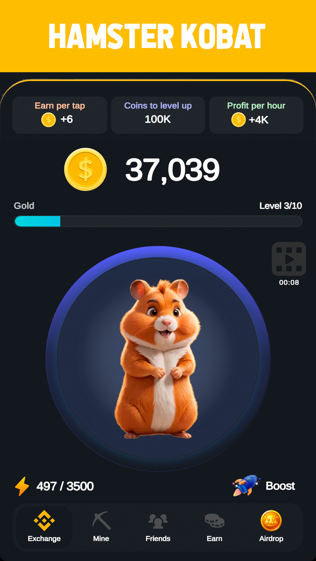 Hamster Coin Mining