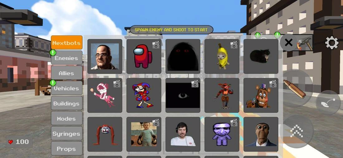 Nextbots in Playground: Pixel